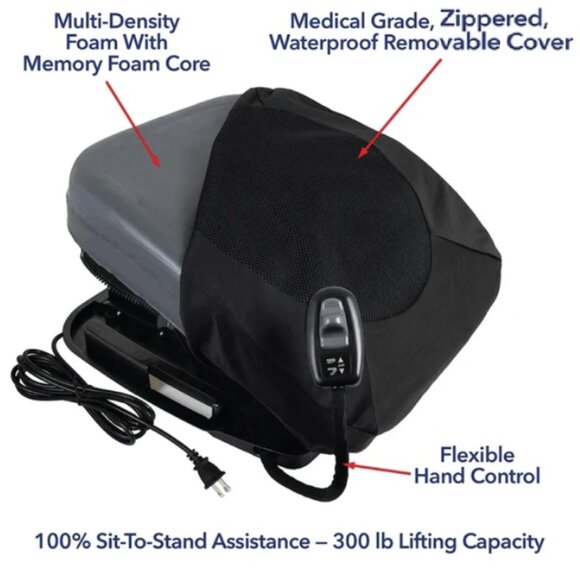 Carex Uplift Premium Seat - Picture 3 of 8